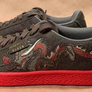 puma court classic dragon patch